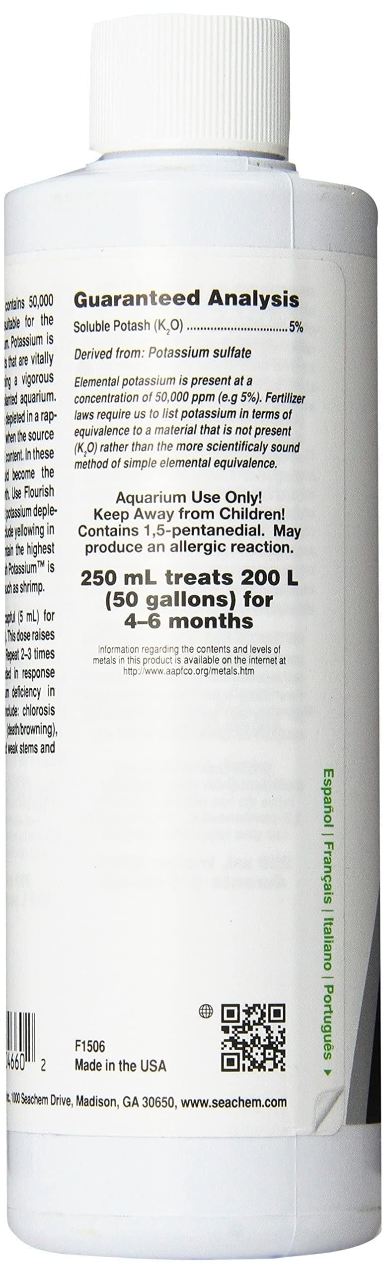 Seachem Flourish Potassium 250ml