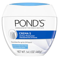 Thumbnail for Pond's Nourishing Moisturizing Cream, Crema S, Fragrance Free, Ivory, 14.1 Oz