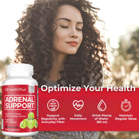 Thumbnail for Health Plus Adrenal Cleanse Ashwagandha Capsules for Adrenal Function and Antioxidant Support and Stress Relief, 90 Capsules