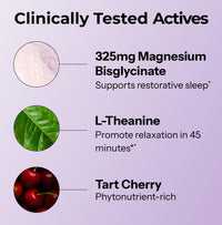 Thumbnail for Hum Nutrition Dream Team Magnesium Bisglycinate Powder, L Theanine & Tart Cherry Magnesium Supplement Drink Mix, Support Rest, Relaxation & Sleep Routine, Gluten Free, Vegan, Cherry Lemon, 30 Servings
