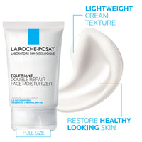 Thumbnail for La Roche-Posay Toleraine Skin Care Set, Double Repair Face Moisturizer 100ml & Hydrating Gentle Cleanser 50ml, Oil Free Moisturizer & Face Wash