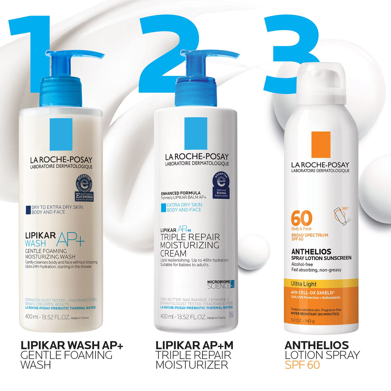 La Roche-Posay Anthelios Ultra-Light Sunscreen Spray Lotion SPF 60, Spray Sunscreen For Face & Body, Broad Spectrum SPF + Antioxidants, Oil Free, Alcohol Free, Water Resistant 80 Min., 5 Fl. Oz.