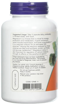 Thumbnail for Now Foods Magnesium Citrate caps- 120 Vcaps ( 2-Pack)