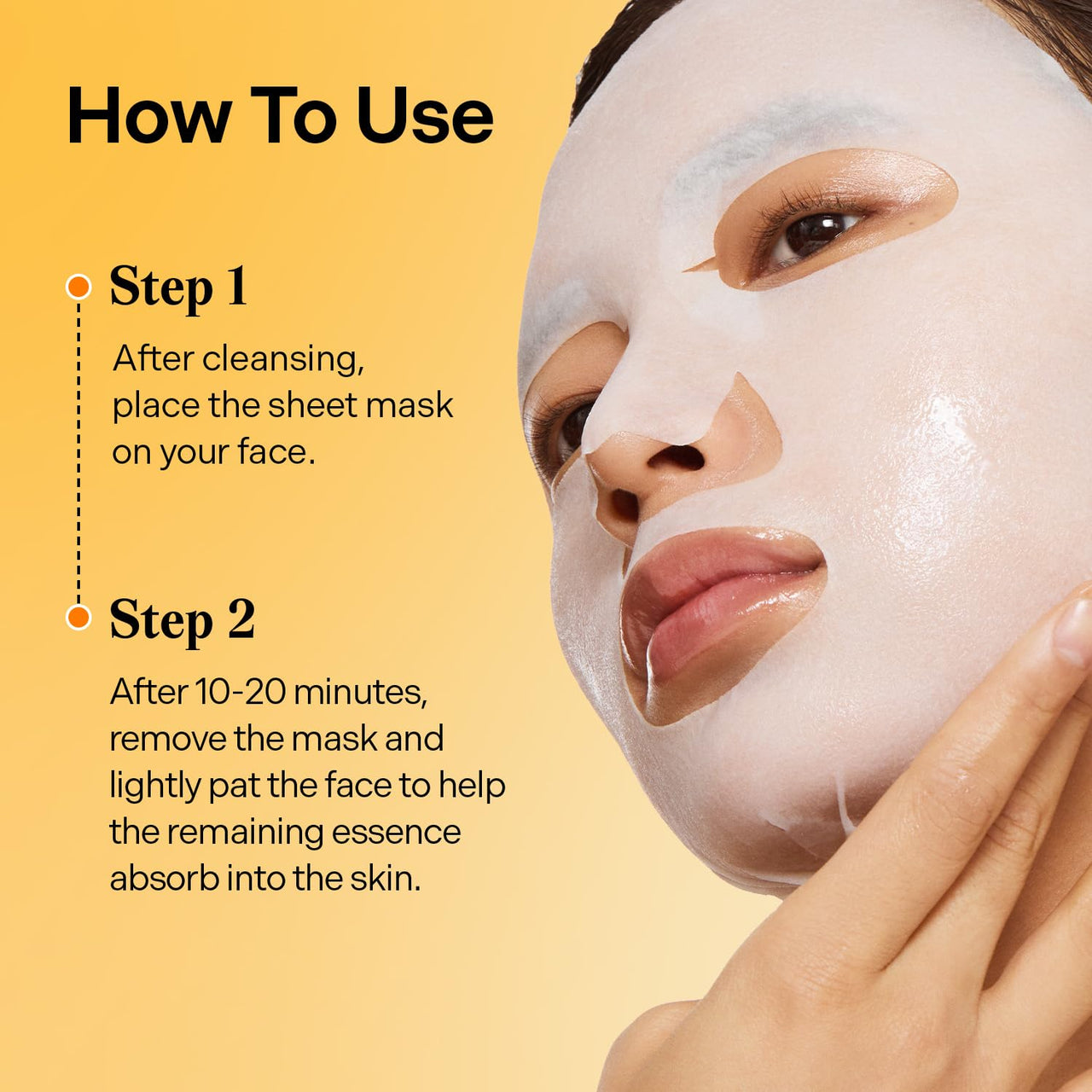 Torriden CELLMAZING Vita C Facial Mask (10 Sheets) | Radiance & Glow Boosting Korean Sheet Mask | Improving Overall Skin Tone | 5D Vitamin C + Niacinamide | Korean Face Mask