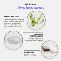 Thumbnail for Wonderskin Lip Scrub - 3-in-1 Exfoliator & Moisturizer, Lip Exfoliator Scrub, Hydrating Balm for Soft, Nourished, Flake-Free Lips with One-Step Prep, 0.10oz