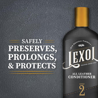 Thumbnail for Lexol All Leather Conditioner for Car Seats and Interiors, Couches and Furniture, Shoes and Boots, Bags and Jackets, Baseball Gloves and Horse Saddles, and More, 16.9 oz Bottle (Step 2 of 2)