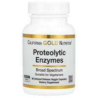 Thumbnail for California Gold Nutrition Proteolytic Enzymes, 90 Delayed Release Veggie Capsules