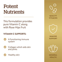 Thumbnail for Solgar Vitamin C 500 mg with Rose Hips, 250 Tablets - Antioxidant & Immune Support - Overall Health - Supports Healthy Skin & Joints - Non GMO, Vegan, Gluten Free, Dairy Free, Kosher - 250 Servings
