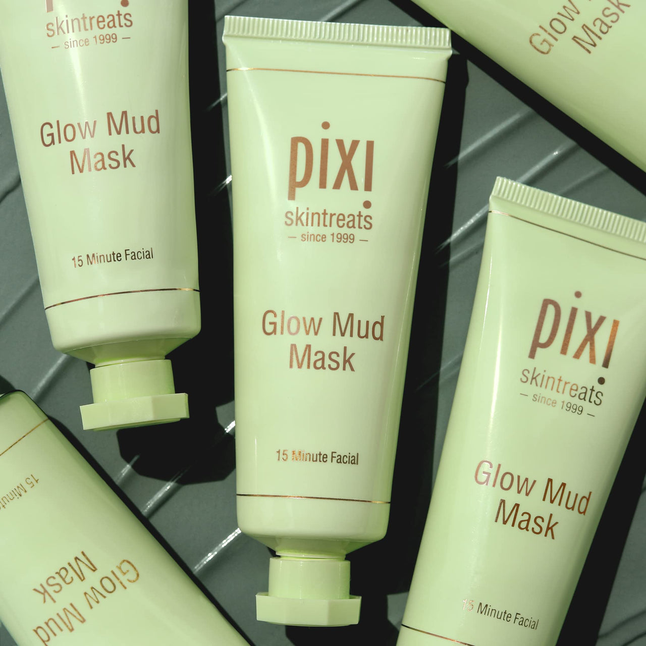 Pixi Beauty Glow Mud Mask | Purifying Clay Mask | Signature 15 Minute Facial | Clarify Skin With Mineral-Rich Treatent | 1.52 Fl Oz