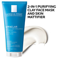 Thumbnail for La Roche-Posay Effaclar Clarifying Clay Face Mask for Oily Skin, Unclogs Pores and Controls Shine Without Over-Drying, Packaging May Vary