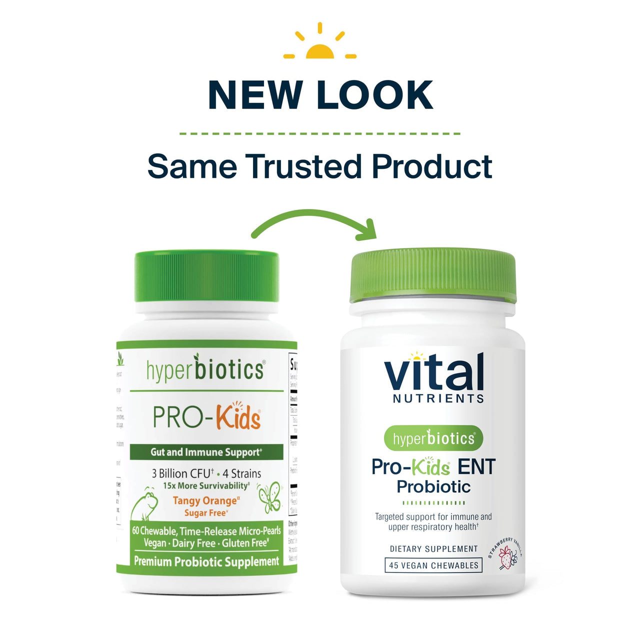 Hyperbiotics Vital Nutrients Pro Kids Probiotic | Allergen-Free Toddler Probiotics for Kids | Targeted Immune, Gut, and Digestive Health | Sugar-Free Orange Flavor | 60 Chewable Tablets