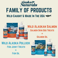 Thumbnail for Alaska Naturals Wild Alaskan Salmon Fish Oil Supplement for Dogs Skin and Coat with EPA DHA Omega 3 Fatty Acids Liquid Food Topper 32 oz.