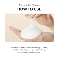 Thumbnail for I'm from Mugwort Gel Cleanser 150ml, Mugwort 60%, Calming, Soothing, Mild low pH Korean Face Wash for Sensitive Skin, Irritated Skin, Herbal, Hypoallergenic, Vegan