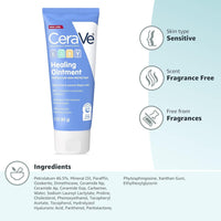 Thumbnail for CeraVe Diaper Rash Cream, Baby Healing Ointment for Extra Dry, Cracked Skin, Diaper Cream with Ceramides & Vitamin E, Lanolin, Fragrance, Paraben, Dye, Phthalates & Sulfate Free, 3 Ounce