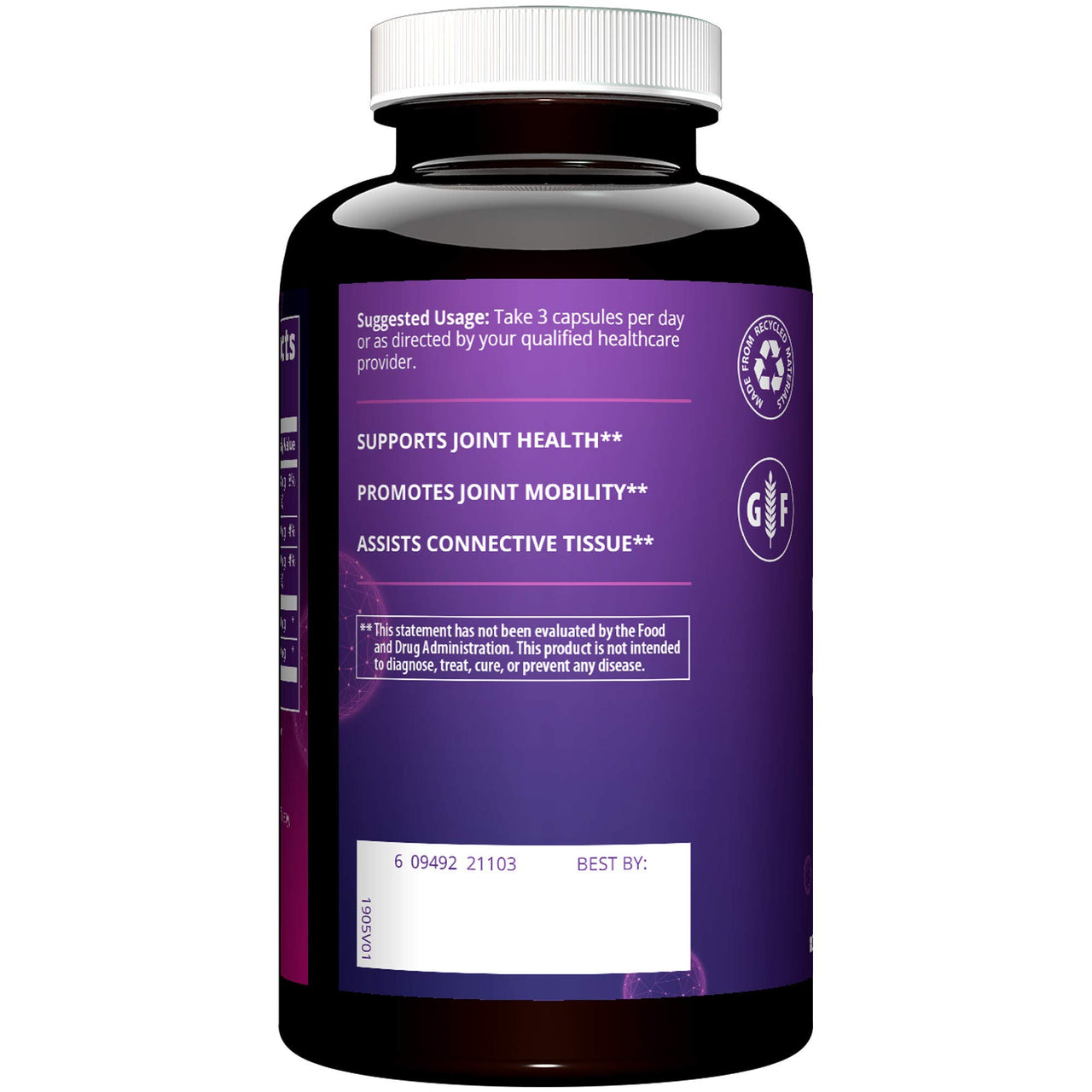 MRM Nutrition Glucosamine 1500mg & Chondroitin Sulfate 1200mg-For Women and Men-Joint Support Supplement for Cartilage Health, Mobility, Connective Tissue, & Nutrition, Gluten-Free - 60 Servings