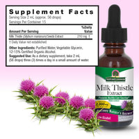 Thumbnail for Nature's Answer Milk Thistle Seed with Organic Alcohol, 1-Fluid Ounce