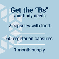 Thumbnail for Life Extension Bioactive Complete B-Complex, Heart, Brain and Nerve Support, Healthy Energy, Metabolism, Complete B Complex, 60 Vegetarian Capsules