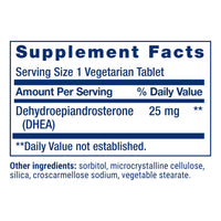Thumbnail for Life Extension DHEA 25 mg – Hormone Balance Supplement, Memory, Muscle Health, Bone Health, Men’s Health, Women’s Health, Gluten-Free, Non-GMO, Vegetarian, 100 Dissolve-in-Mouth Tablets