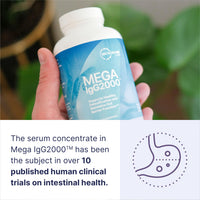 Thumbnail for Microbiome Labs Mega IgG2000 Capsules - Dairy Free Bovine Colostrum Supplement Alternative - Immunoglobulin Supplement from Bovine Serum to Support Digestive Health (120 Capsules)
