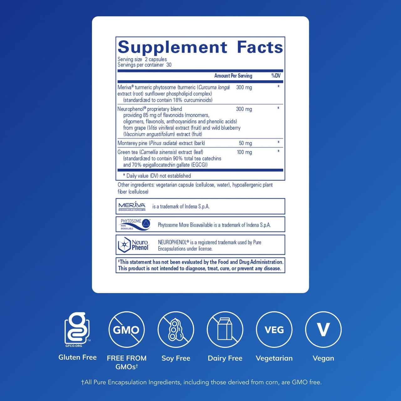 Pure Encapsulations CurcumaSorb Mind | Supplement to Support Memory, Sharpness, and Cognitive Function* | 60 Capsules