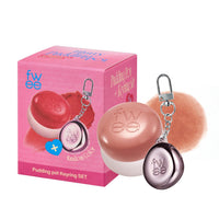 Thumbnail for fwee Blurry Pudding Pot + Keychain SET | Airbrushed Blush & Lip, Buildable Pigment, Long-lasting, Lightweight, Easy to Blend, Natural Soft Matte Finish Makeup – Be (Brownish Nude) | 0.17 oz