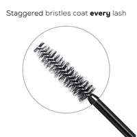 Thumbnail for bareMinerals Lashtopia Mega Volume Mineral-Based Black Mascara, 10X More Volume, Whipped Mousse-Like Formula, Fanned-Out Fullness, Nourishes & Conditions Lashes, Clump- & Flake-Resistant, Vegan