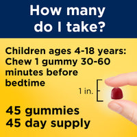 Thumbnail for Nature Made Kids First Sleep Melatonin Gummies, 100% Drug-Free Sleep Aid, Kids Sleep Gummies for Restful Sleep, 45 Count