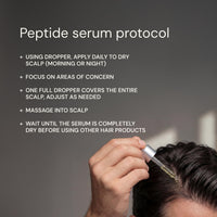 Thumbnail for Blueprint Bryan Johnson Hair Peptide Serum – 8 Peptide Scalp Treatment with Caffeine & Curcumin – Fragrance Free Scalp Serum for Thicker, Fuller Hair – Lightweight Leave-In Formula (50 mL)