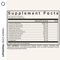 Thumbnail for Codeage Multi Amino+ BCAA & EAA Supplement, All 9 Essential Amino Acids, Free-Form Branched-Chain Amino Acid Pills, Sport Supplement, Pre & Post Workout, Liposomal Delivery, Vegan, 240 Capsules