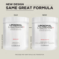Thumbnail for Codeage Liposomal L-Glutamine Powder - High-Potency L-Glutamine 5,000 mg per Serving - 3-Month Supply - Liposomal Delivery, Free-Form Amino Acid, Unflavored Glutamine - Non-GMO Gluten-Free - 16.67 oz