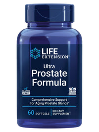 Thumbnail for Life Extension Ultra Prostate Formula, Saw Palmetto for Men, pygeum, stinging Nettle Root, lycopene, Prostate Health, Urination Flow, PSA, Non-GMO, Gluten-Free, 60 softgels