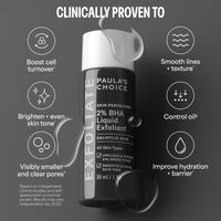 Thumbnail for Paula's Choice Skin Perfecting 2% BHA Liquid Salicylic Acid Exfoliant, Gentle Facial Exfoliator for Blackheads, Large Pores, Wrinkles & Fine Lines, Travel Size, 1 Fluid Ounce