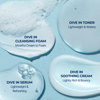 Thumbnail for Torriden DIVE IN Trial Kit | Hyaluronic Acid Infused Daily Skincare Kit - 4 Step Regimen with Foam Cleanser, Facial Toner, Serum, and Cream | Korean Skin Care Set
