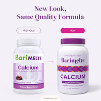 Thumbnail for BariMelts Calcium Citrate with Vitamin D3 & Magnesium, 120 Smooth-Dissolving Tablets (1-Month Supply), Bariatric Calcium Supplements for Women, Natural Berry Flavor