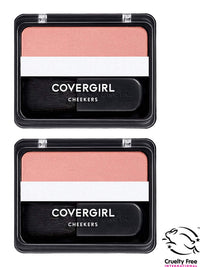 Thumbnail for COVERGIRL Cheekers Powder Blush, Brick Rose, 0.12 Ounce (Pack of 2)