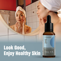 Thumbnail for TALYA Vitamin E Liquid Drops 0.34 fl.oz | Bone, Joint, Heart Health | for Scars & Skin | Glass Bottle with Dropper | Supplement, Non-GMO, Vegan