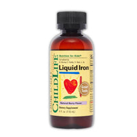 Thumbnail for CHILDLIFE ESSENTIALS Liquid Iron for Kids - Iron Supplement Drops for Toddler & Baby, Gluten Free - Natural Berry, 4 Fl Oz