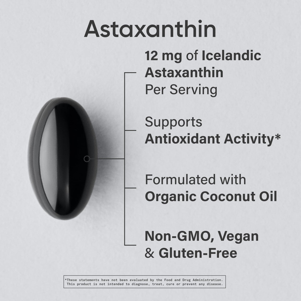 Sports Research® Antioxidant Support Pack w/Triple Strength Vegan Astaxanthin Supplement from Algae, Omega-3 Fish Oil 1250mg, and Vitamin D3 5000iu & Mk7 Vitamin K2 with Coconut MCT Oil