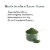 Thumbnail for Eclectic Herb - Lemon Greens Powder Supplement | Immune + Detox Support | Nutritional Support, Vitamins + Minerals | Superfood Powder + Daily Greens Drink Mix | Non-GMO, Vegan (3.2 oz | 90 g)