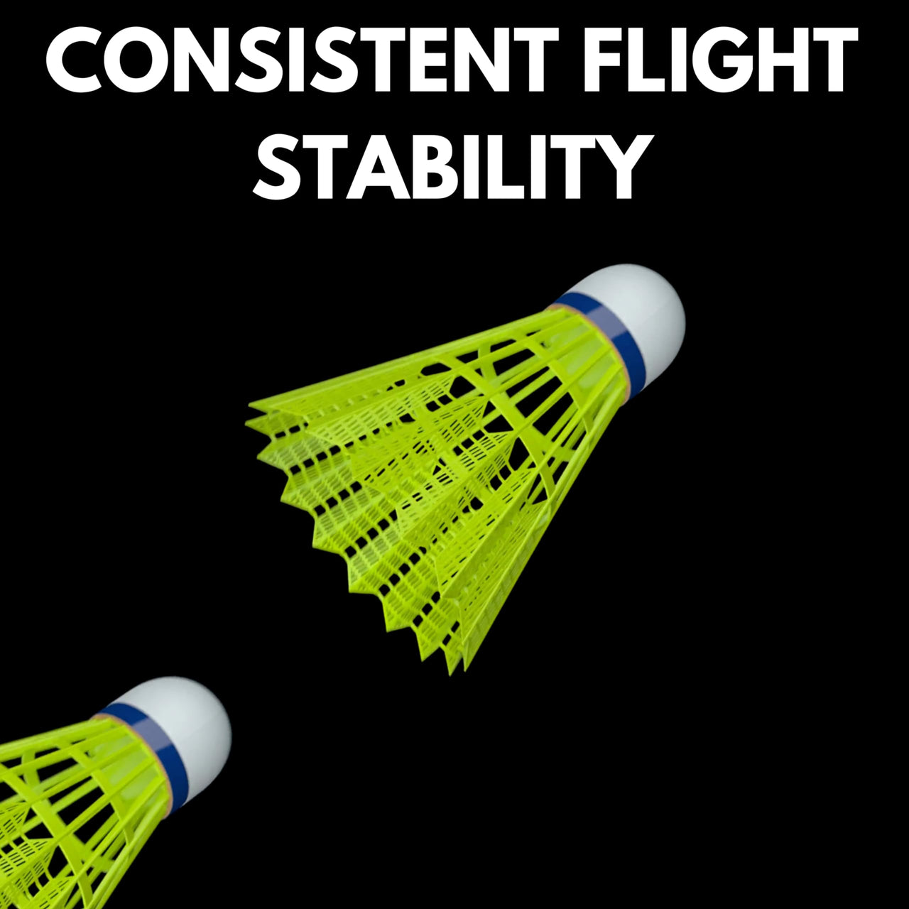 Ace Badminton Birdies, Badminton shuttlecocks, 12 Pcs Set shuttlecocks for Badminton Outdoor, Birdie Balls Nylon Feather with Strong Cork Head, Sturdy and Well-Balanced.