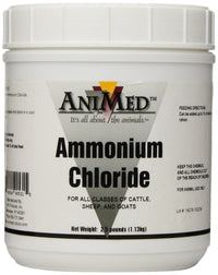 Thumbnail for AniMed Powder 99.9-Percent Ammonium Chloride for Horses Dogs Cats Cows Sheep and Goats, 2.5-Pound…