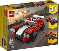 Thumbnail for LEGO Creator 3in1 Sports Car Toy 31100 Building Kit (134 Pieces)