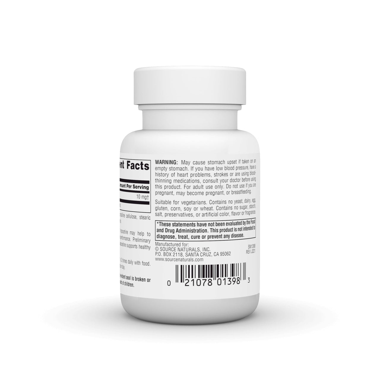 Source Naturals Vinpocetine Tablets, Supports Cognitive Performance*, 10 mg - 60 Tablets