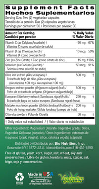 Thumbnail for Bio Nutrition Immune Wellness, Olive Leaf & Oregano, 60 Vegetarian Capsules