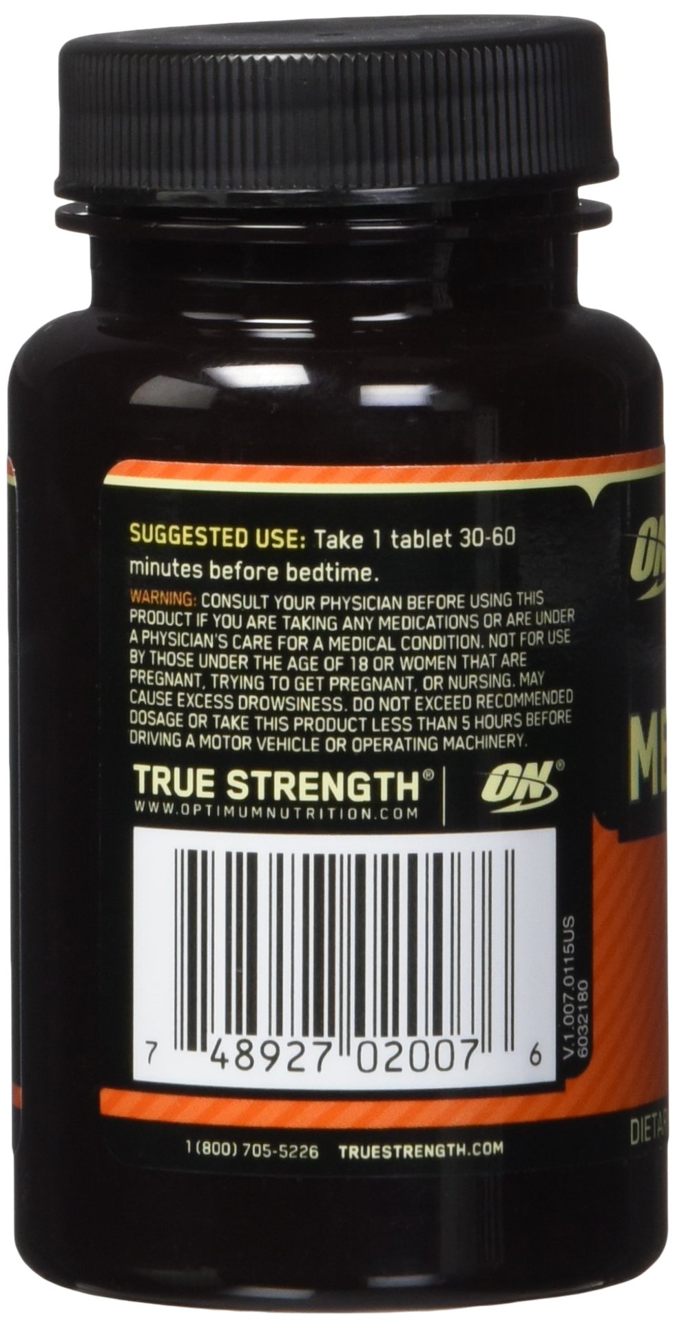 OPTIMUM NUTRITION Melatonin 3mg Tablets, 100 Count