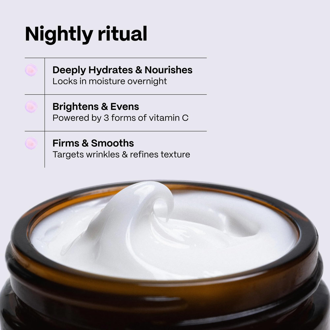 Mad Hippie Triple C Night Cream – Face Moisturizer, Skin-Brightening, Anti-Aging Skin Care with 3 Forms of Vitamin C, 2.1 Oz