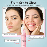 Thumbnail for grace & stella Award Winning Hydrating Face Wash (150ml) - Gentle Foaming Facial Cleanser with Hyaluronic Acid, Rose Water, Aloe Vera - Moisturizing Cleansing Foam for Normal to Very Dry Skin - Vegan