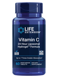 Thumbnail for Life Extension Vitamin C 24-Hour Liposomal Hydrogel™ Formula, absorbs Better Than Standard Vitamin C, up to 24 Hours, get The Most Out of Your Vitamin C, Gluten-Free, Non-GMO, Vegetarian, 60 Tablets