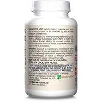 Thumbnail for Jarrow Formulas Methyl Folate Veggie Caps - 1000 Mcg - 100 Count - Methyl Folate Supplement â€“ To Provide Folate - 5-MTHF Supplement - Non-GMO - Gluten Free