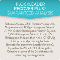 Thumbnail for FlockLeader Recover Plus Moderate Stress Probiotic Water Supplement for Chickens with Electrolytes & Oregano, 8 oz